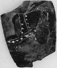LEKYTHOS, FRAGMENT (ATHENIAN, BLACK-FIGURE)