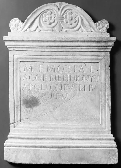 Front of a Roman Funerary Altar