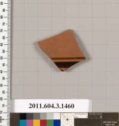 Terracotta fragment of a skyphos (deep drinking cup)