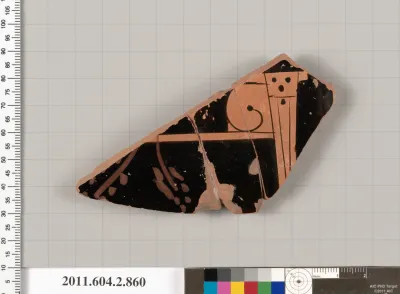 Terracotta fragment of a bell-krater (bowl for mixing wine and water)