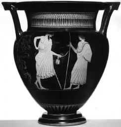 KRATER, COLUMN (ATHENIAN, RED-FIGURE)