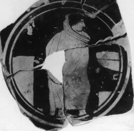 CUP, STEMLESS (ATHENIAN, RED-FIGURE)