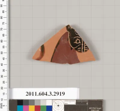 Terracotta fragment of a neck-amphora (jar), Tyrrhenian?