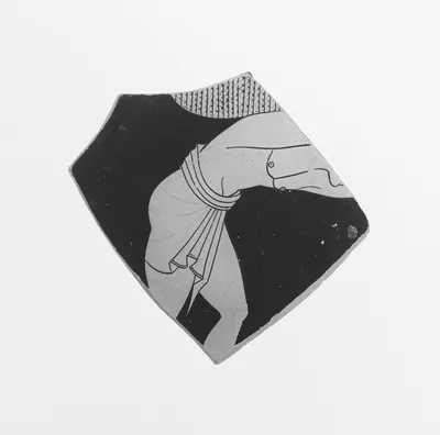 Attic Red-Figure Cup Type C Fragment