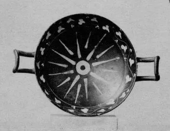 CUP (SOUTH ITALIAN, GNATHIAN, BLACK GLAZE)