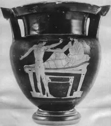 KRATER, COLUMN (ATHENIAN, RED-FIGURE)