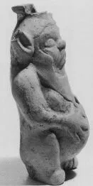 FIGURE VASE, ALABASTRON (EAST GREEK)