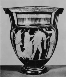 KRATER, COLUMN (ATHENIAN, RED-FIGURE)