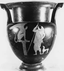 KRATER, COLUMN (ATHENIAN, RED-FIGURE)