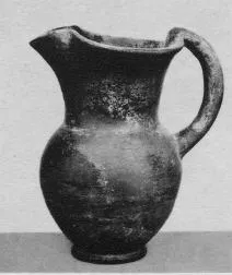 OINOCHOE (ETRUSCAN, BUCCHERO)