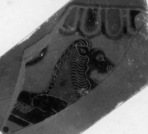 HYDRIA, FRAGMENT (ATHENIAN, BLACK-FIGURE)
