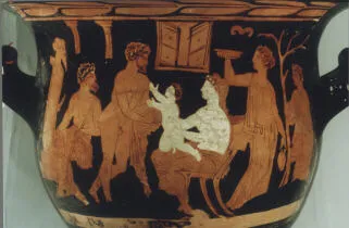 KRATER, BELL, FRAGMENTS (ATHENIAN, RED-FIGURE)