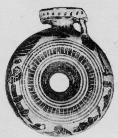 RING VASE (CORINTHIAN, BLACK-FIGURE)
