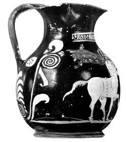 OINOCHOE (ETRUSCAN, RED-FIGURE)