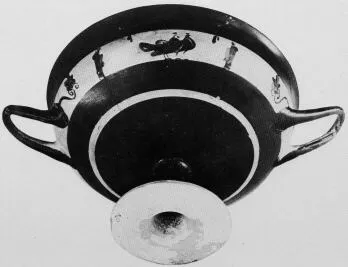 CUP, LITTLE MASTER BAND (ATHENIAN, BLACK-FIGURE)
