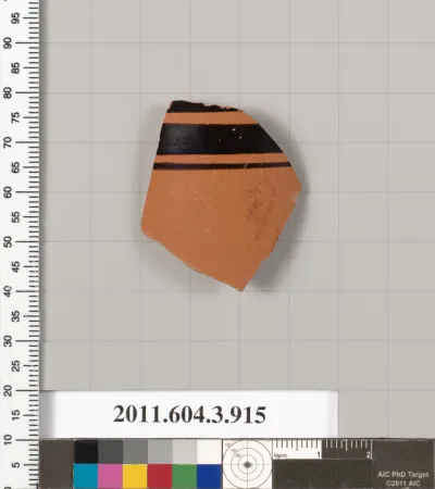 Terracotta fragment of a lekythos (oil flask)