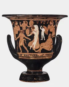 KRATER, CALYX (ATHENIAN, RED-FIGURE)