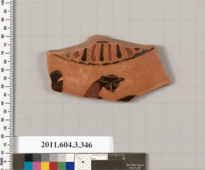 Terracotta fragment of a neck-amphora (jar)
