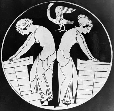 Schale, Frauen (Attische Trinkschale)