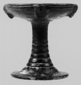 CHALICE (ETRUSCAN, BUCCHERO)
