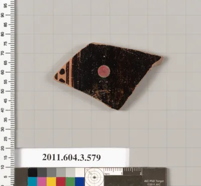 Terracotta fragment of a column-krater (bowl for mixing wine and water)