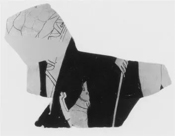 HYDRIA, FRAGMENT (ATHENIAN, RED-FIGURE)