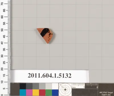 Terracotta fragment of a kylix (drinking cup)