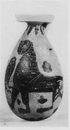 ALABASTRON (CORINTHIAN, BLACK-FIGURE)
