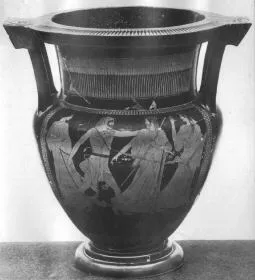 KRATER, COLUMN (ATHENIAN, RED-FIGURE)
