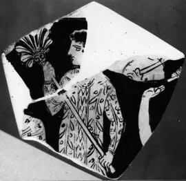 KRATER, BELL, FRAGMENT (ATHENIAN, RED-FIGURE)