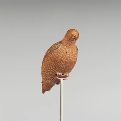Terracotta vase in the form of a bird