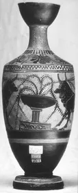LEKYTHOS (ATHENIAN, BLACK-FIGURE)