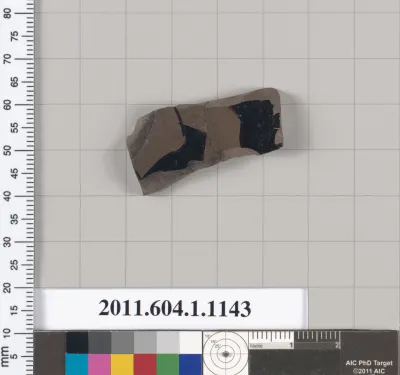 Terracotta fragment of a kylix (drinking cup)