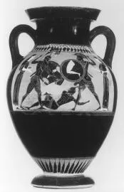 AMPHORA, BELLY, TYPE B (ATHENIAN, BLACK-FIGURE)