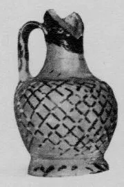 LEKYTHOS, SQUAT (ATHENIAN, BLACK PATTERN)