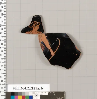 Terracotta fragments of a chous (jug)?