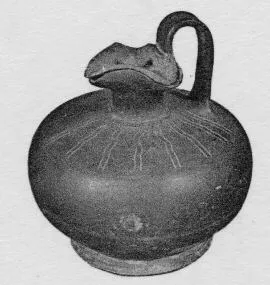 OINOCHOE (CORINTHIAN, BLACK GLAZE)