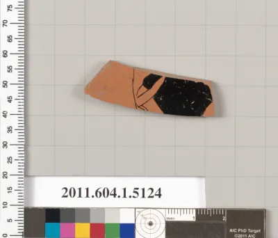 Terracotta fragment of a kylix (drinking cup)