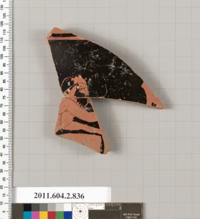 Terracotta fragment of a bell-krater (bowl for mixing wine and water)