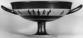 CUP, LITTLE MASTER BAND (ATHENIAN, BLACK-FIGURE)