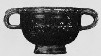 KANTHAROS (SOUTH ITALIAN, BLACK GLAZE)