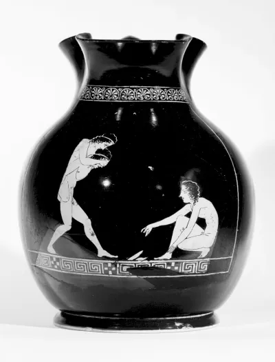 Kanne, Knaben (Kanne, Attische Weinkanne (Chous))