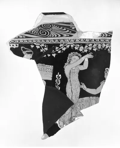 Apulian Red-Figure Bell Krater Fragment