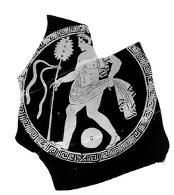 CUP, FRAGMENT (ETRUSCAN, RED-FIGURE)
