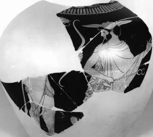 STAMNOS (?), FRAGMENTS (ATHENIAN, RED-FIGURE)