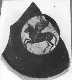 CUP (?), FRAGMENT (ATHENIAN, BLACK-FIGURE)