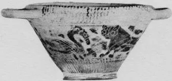 SKYPHOS (CORINTHIAN, BLACK-FIGURE)
