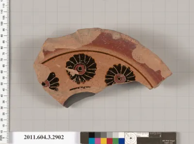 Terracotta fragment of a loutrophoros (ceremonial vase for water)?