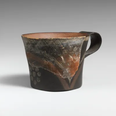 Terracotta straight-sided cup