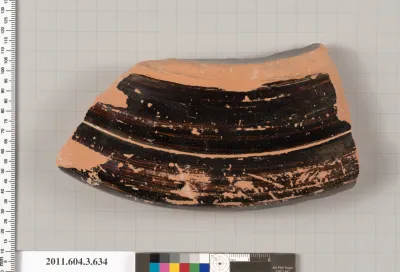 Terracotta fragment of a column-krater (bowl for mixing wine and water)